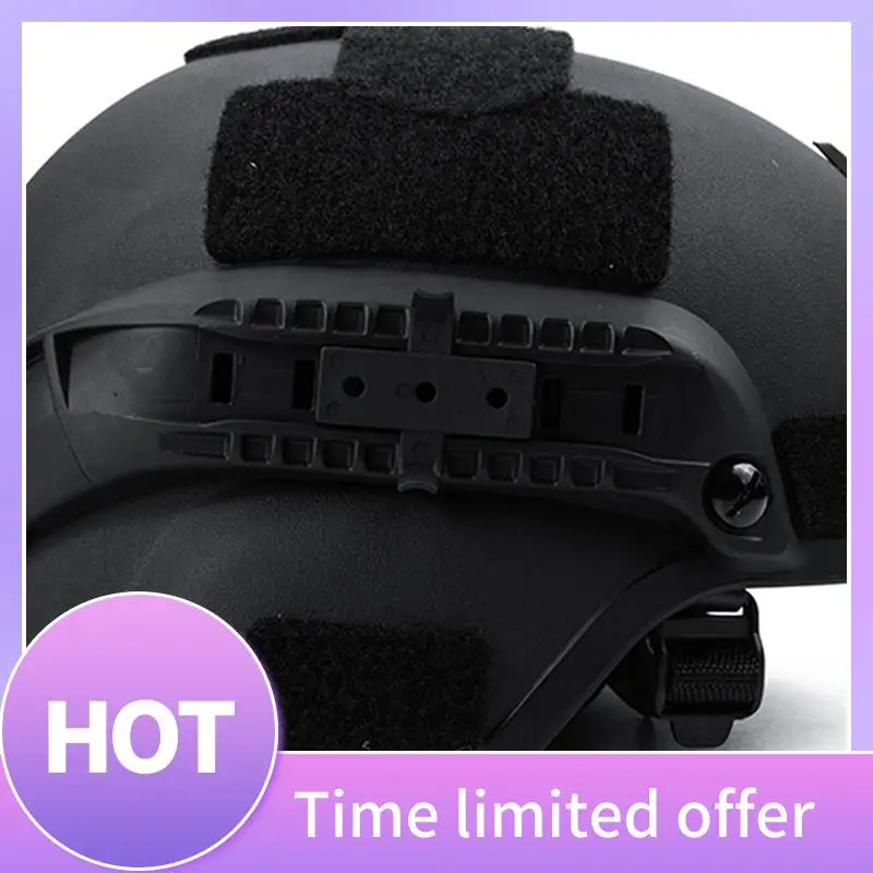 

ABFN-Nylon Lead Rail Helmet Flashlight Clip Universal Helmet 20Mm Accessories Flashlight Clip 1 Pair B