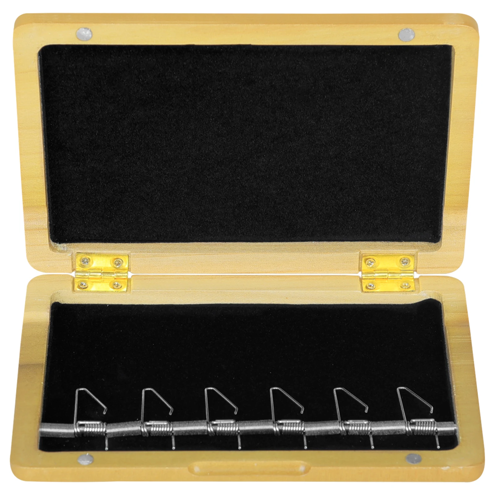 IRIN Bassoon Reed Case Box Black Walnut with Slots Bassoon Reed Storage Box Holder Professional Woodwind Instrument Accessories