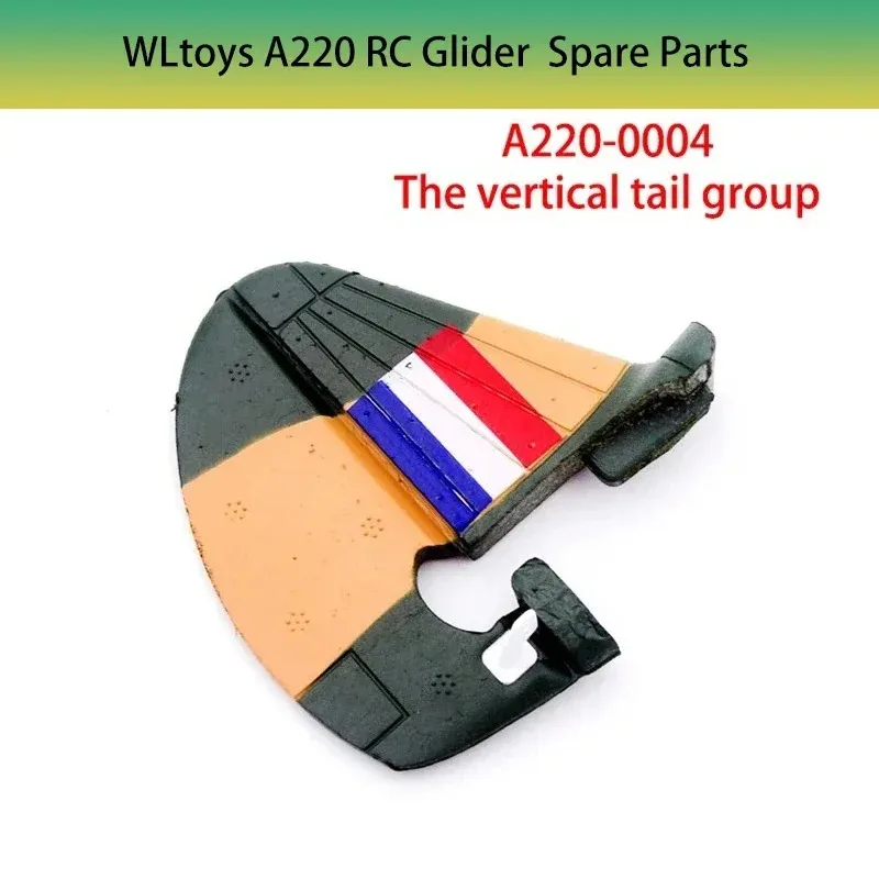 Composants de planeur WLtoys A220 P40 RC - Corps, pales, moteur, train d'atterrissage, récepteur, gouvernail