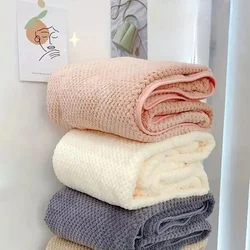 Baby Bath Towel Coral Velvet Soft Children Bath Towels Quick Drying Water Absorption Baby Bathroom Supplies for Beach 69cm*139cm