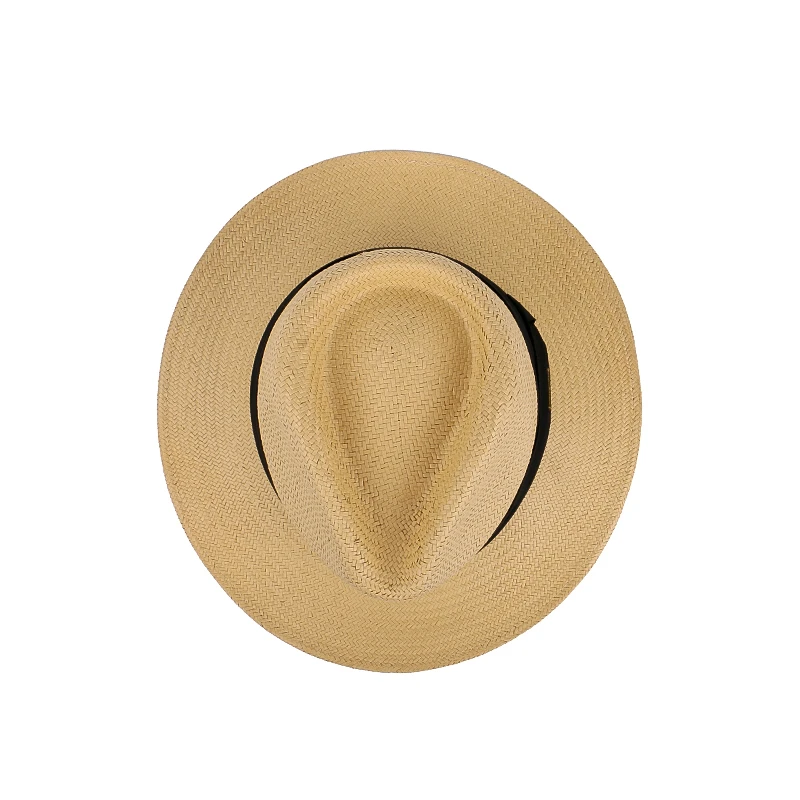 Sombrero-Chapeau anderen Paille Tissé pour Homme, Protection Solaire d'Été, Grande Taille