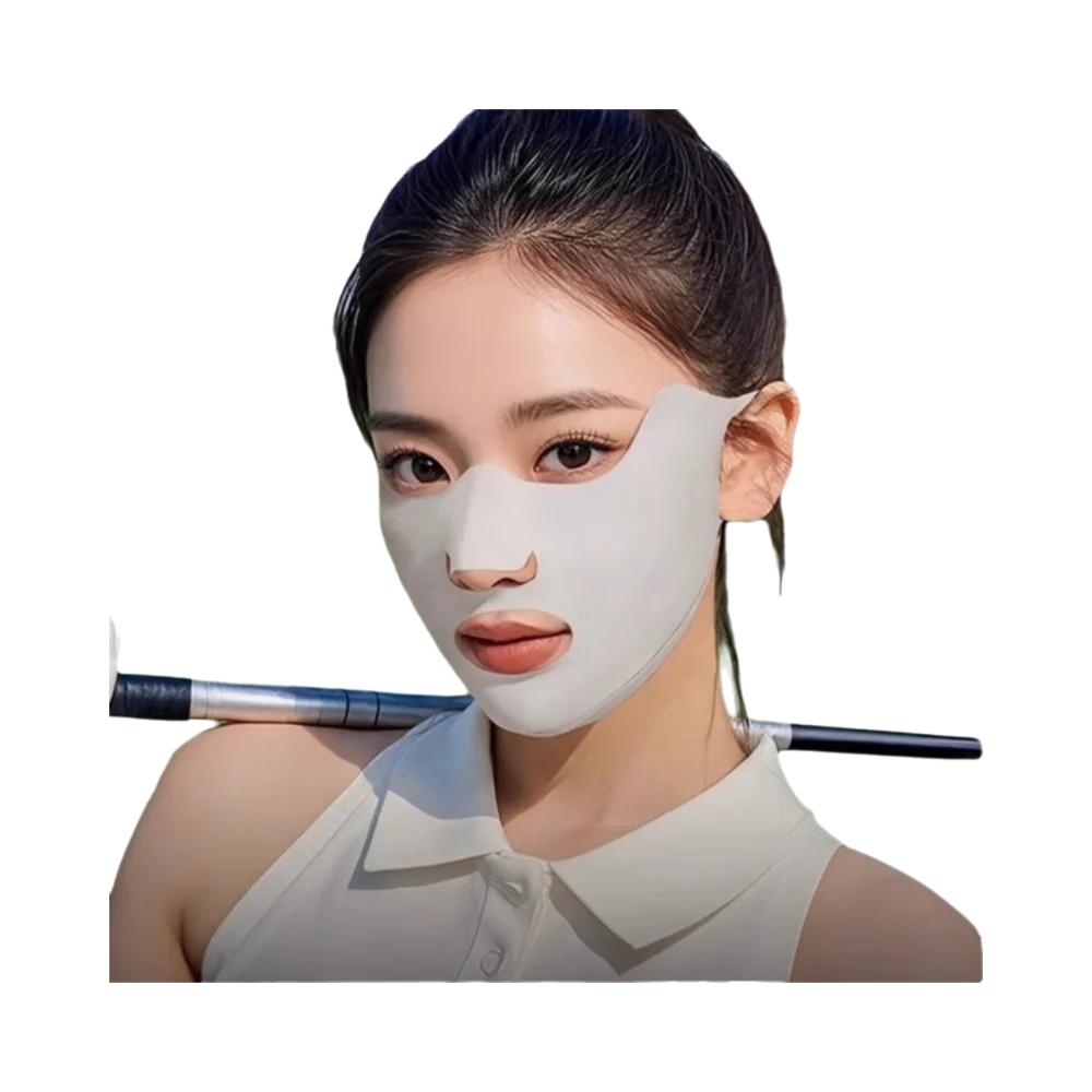 

Breathable Ice Silk Mask Washable Dustproof Sunscreen Mask Anti-UV Riding Face Mask Outdoor Sports