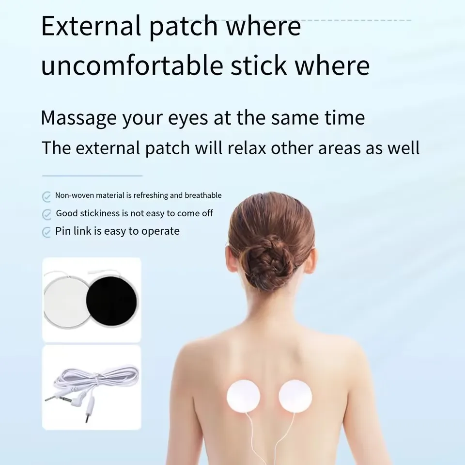 

Акупунктурный массажер для глаз с 48D лазерными движущимися световыми точками для лечения близорукости, стимуляции TENS и тренировки восстановления зрения
