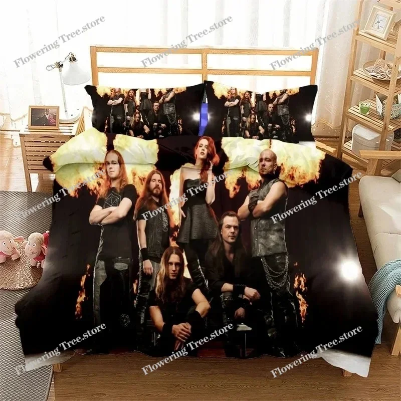phechion EPICA 3D Print Bedding Set Duvet Covers Pillowcases One Piece Comforter Bedding Sets Bedclothes Bed