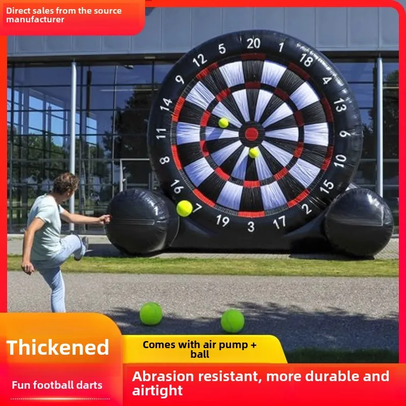 

Fun Games Props Inflatable Football Darts Disc Shooting Target