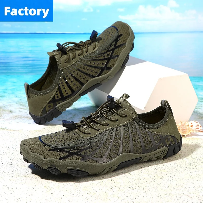 Unisex Quick Dry Water Shoes Men Women Colorful Beach Swimming Surfing Seaside Aqua Shoes Couple Barefoot Upstream Sneakers