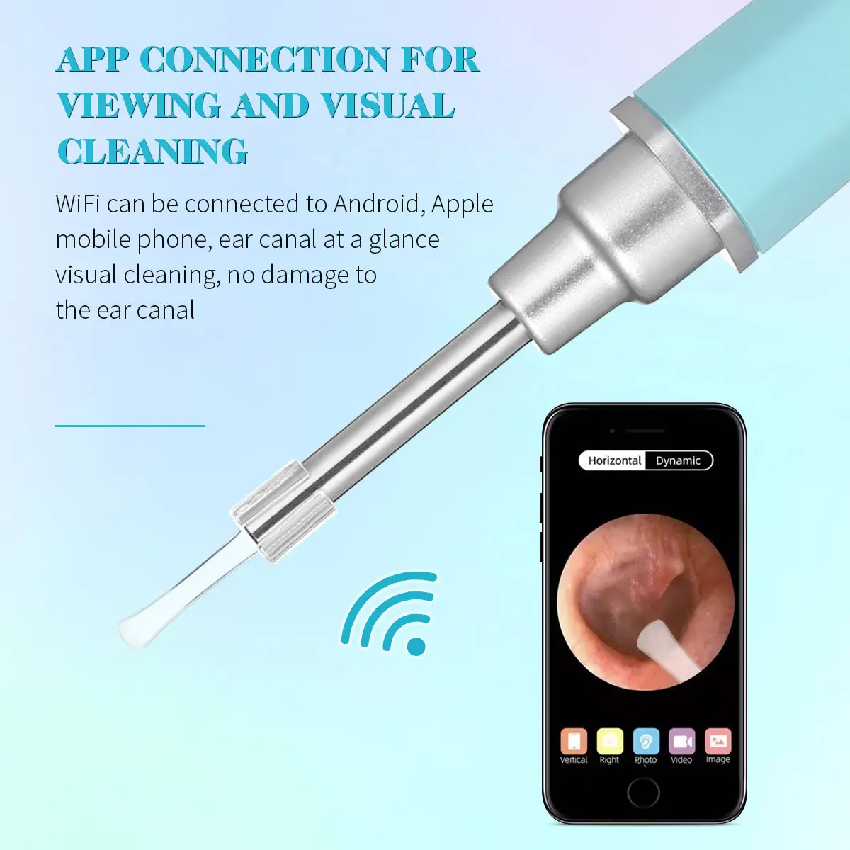 

Беспроводной HD-набор для удаления ушной серы: портативный, легкий, многофункциональный, с визуализацией