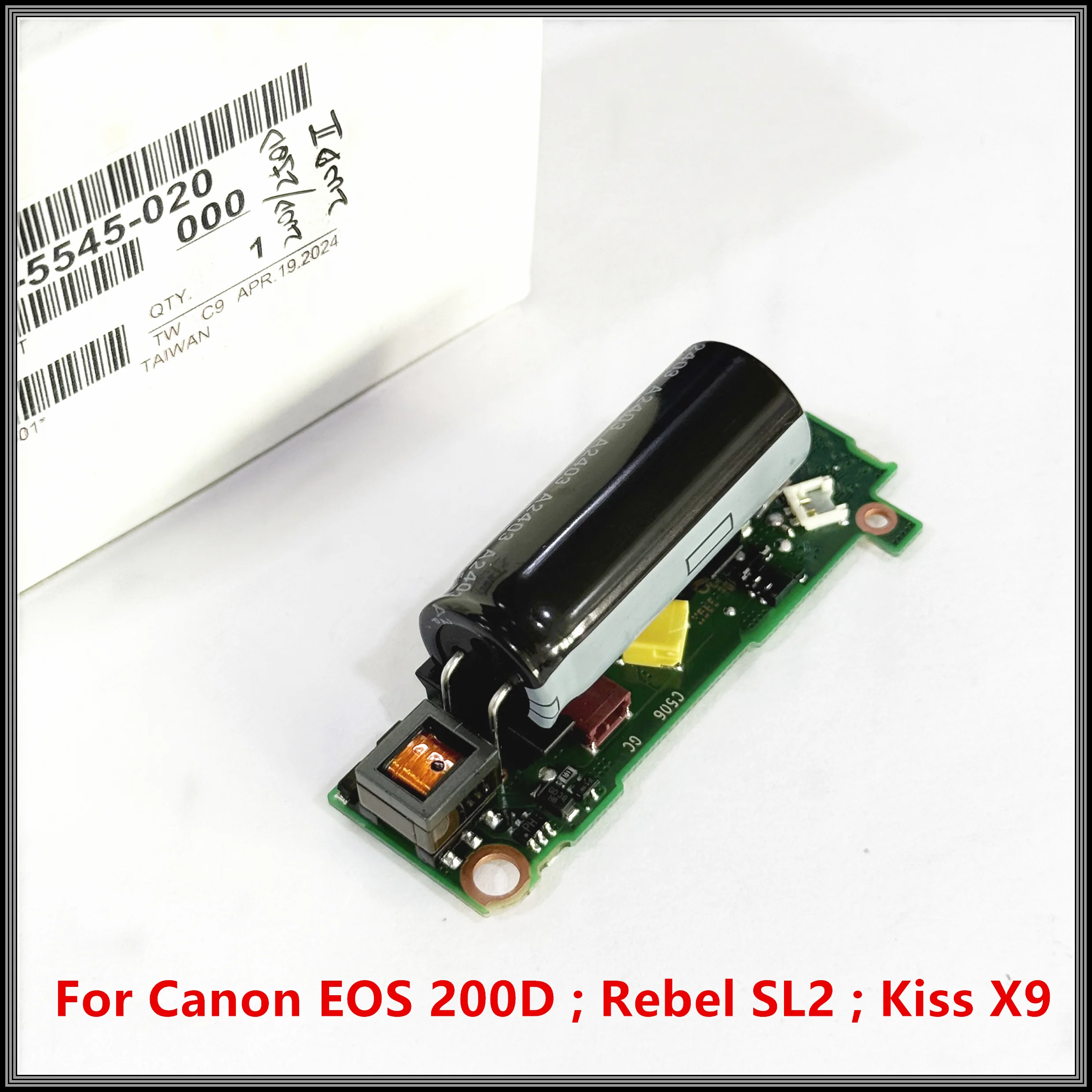 

NEW flash charge board PCB Repair parts for Canon EOS 200D ; Rebel SL2 ; Kiss X9 SLR