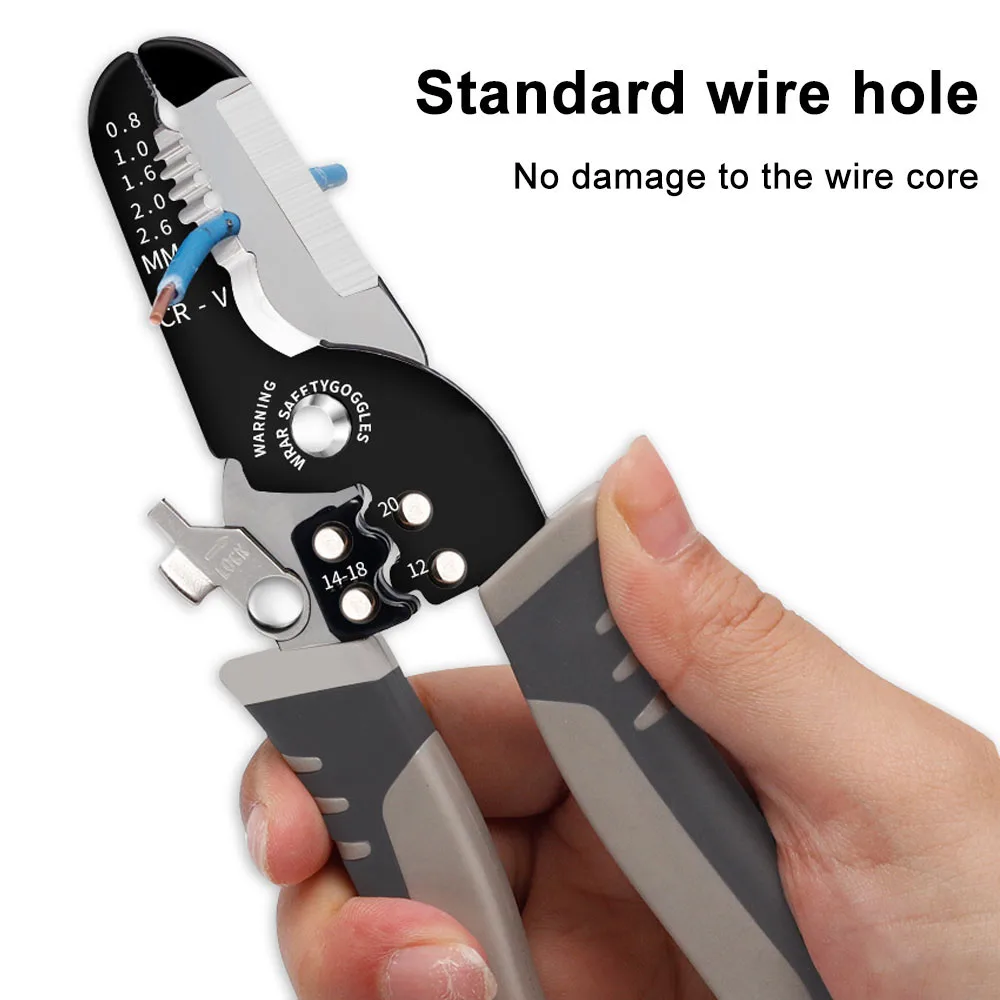Electrician Crimping Pliers Tools Professional Multifunction Cable Winding Pincer Wire Cutter Multi Tools Cable Stripper Outfit
