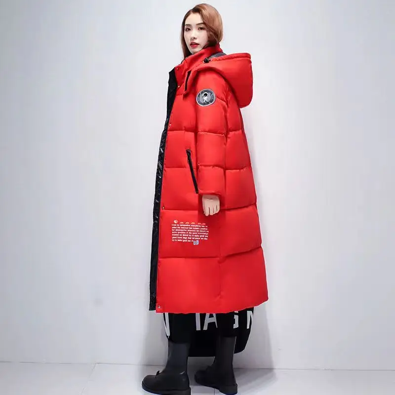 Winter Coat Women  Winter Jacket Women Puffer Jacket  Winter New Korean Style Long Ladies Over-the-knee Cotton Parkas Jacket