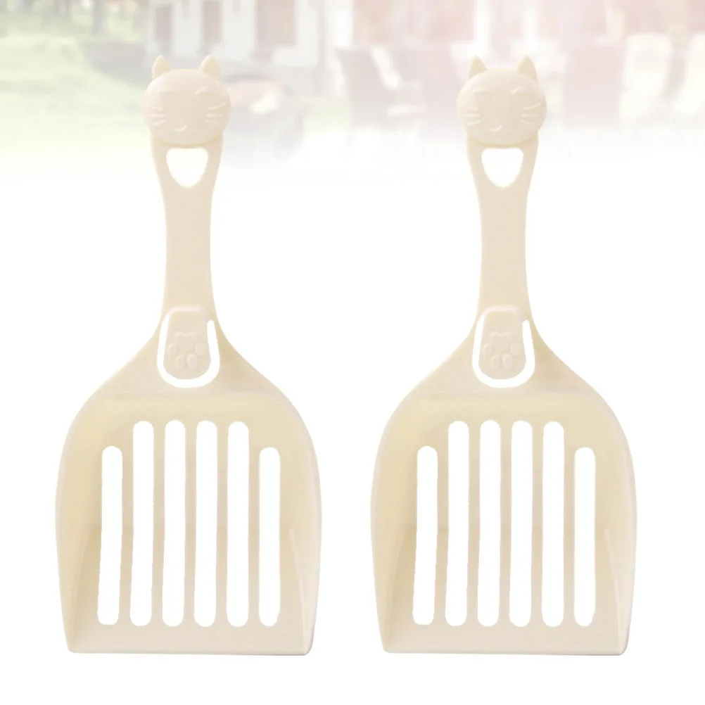 

Ergonomic Cat Litter Scoop Durable Plastic Pet Shovel Easy Clean Storage Multi Use Shovel Plastic Litter Scoop