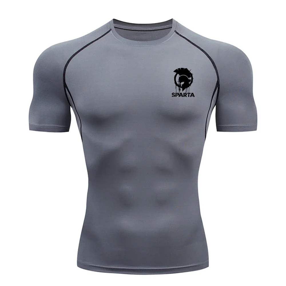 camiseta-masculina-estampada-casual-de-compressao-2026-verao-ajuste-slim-gola-redonda-manga-curta-treino-diario-secagem-rapida
