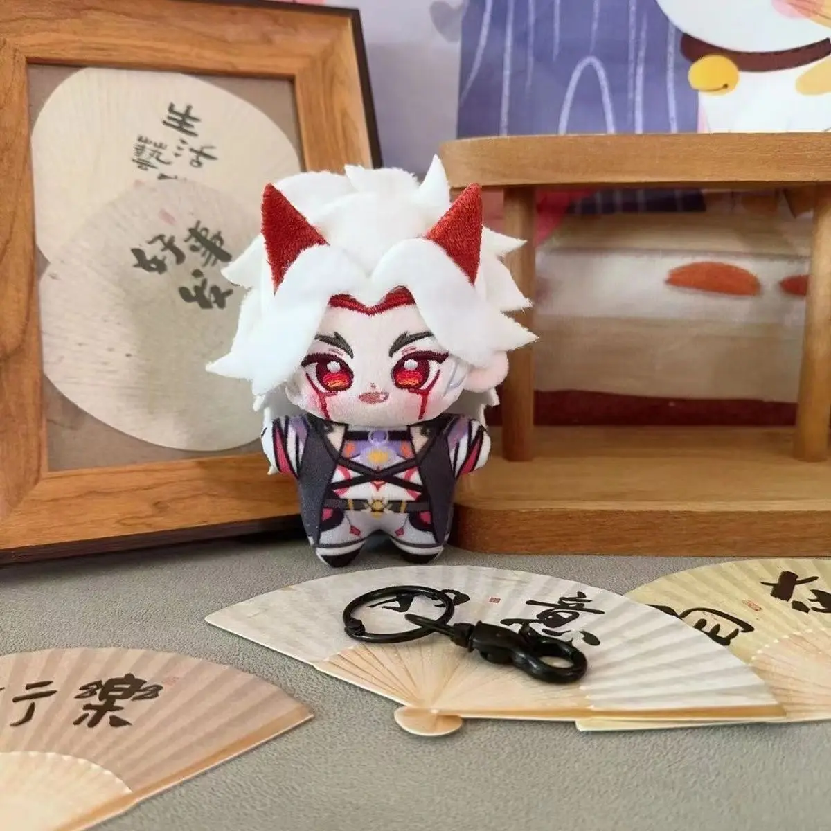 ตุ๊กตา Genshin Impact โยอิมิยะ เซินเหอ คามิซาโตะ อายาโตะ น่ารัก ตุ๊กตาผ้าฝ้าย ของเล่นเด็กชายเด็กหญิง พวงกุญแจ ของขวัญ