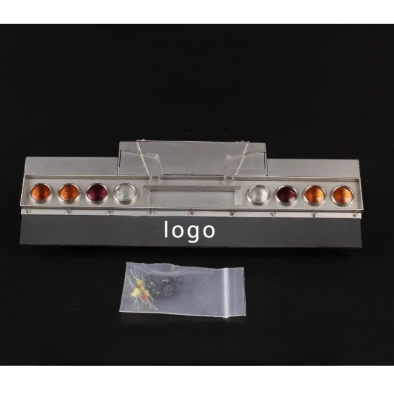 LED Metal Tail Boom Light for 1/14 Tamiya RC Truck Car Scania R730 R620 R470 56323 Diy Parts Toys