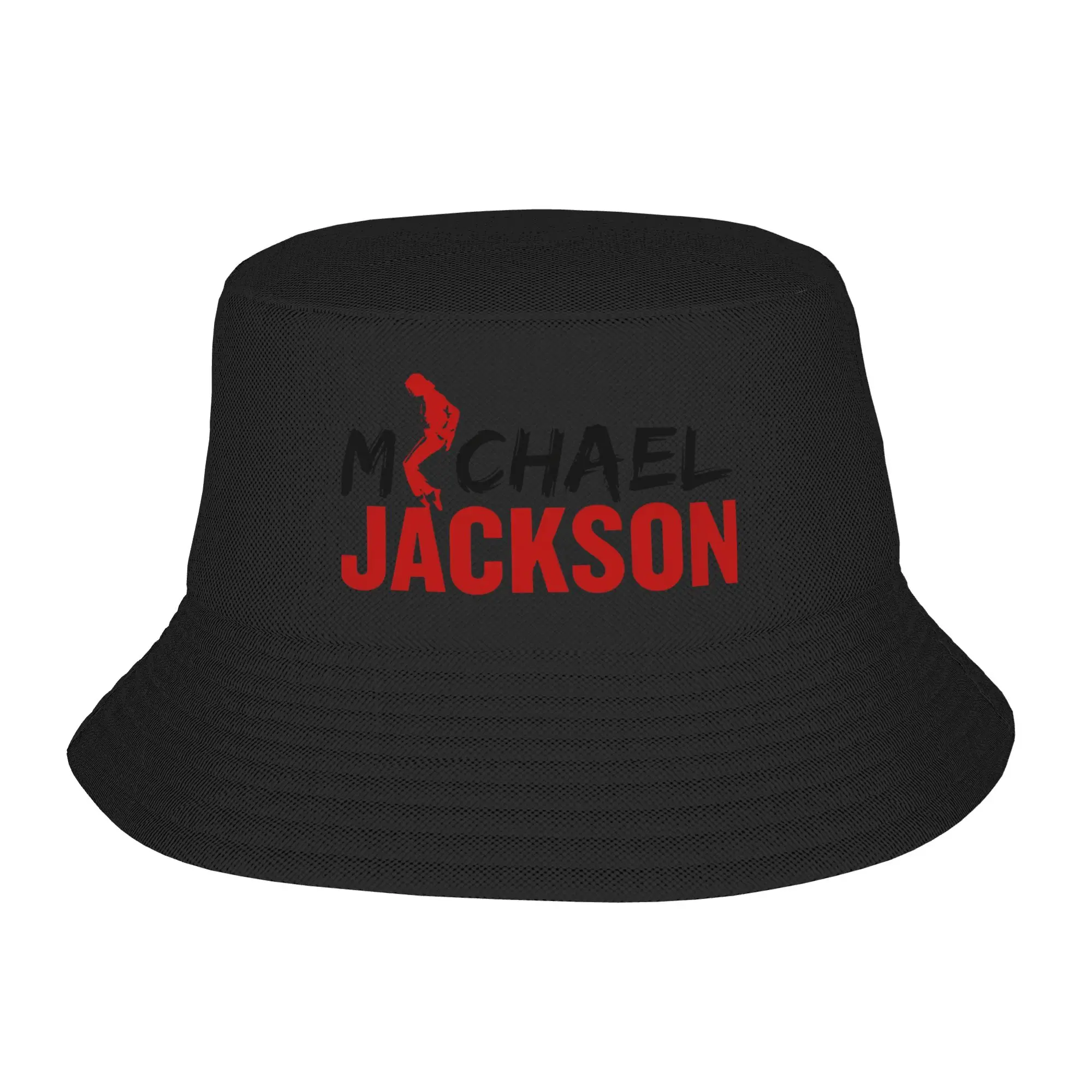 Unisex Cute Bucket Hat King of Pop Michael Jackson MJ Accessories Bob Hats For Travel Headwear Lightweight