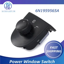 Sorghum Electric Rearview Mirror Control Switch Adjust Knob For VW Volkswagen lupo polo 6N1959565A 6N1 959 565A Car Accessories