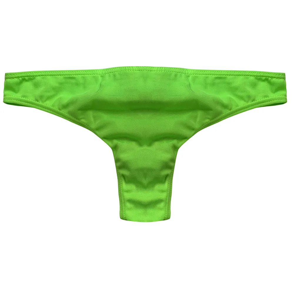 Men's Sexy Solid Color Basic Lightweight Underwear Fashion Home Bikini Shorts Beach Soft and Comfortable Breathable G-Strings