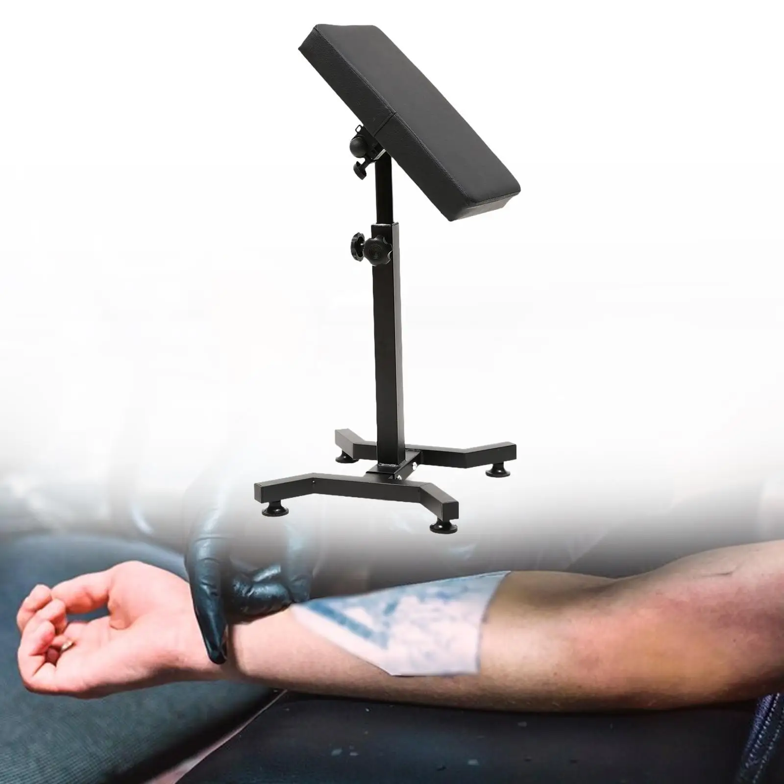 Accoudoir de tatouage, base coordonnante, équipement de studio, support de table réglable pour salons domestiques