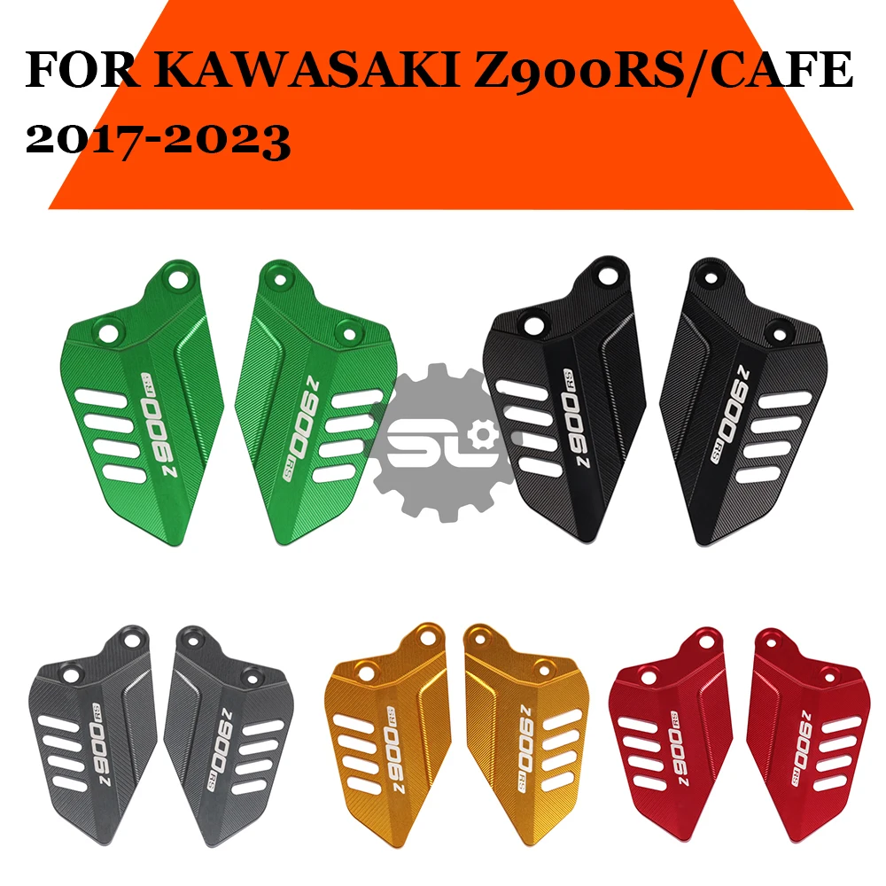 Motorcycle pedal protection plate suitable for Kawasaki Z900 aluminum alloy body decoration panel modification foot wings