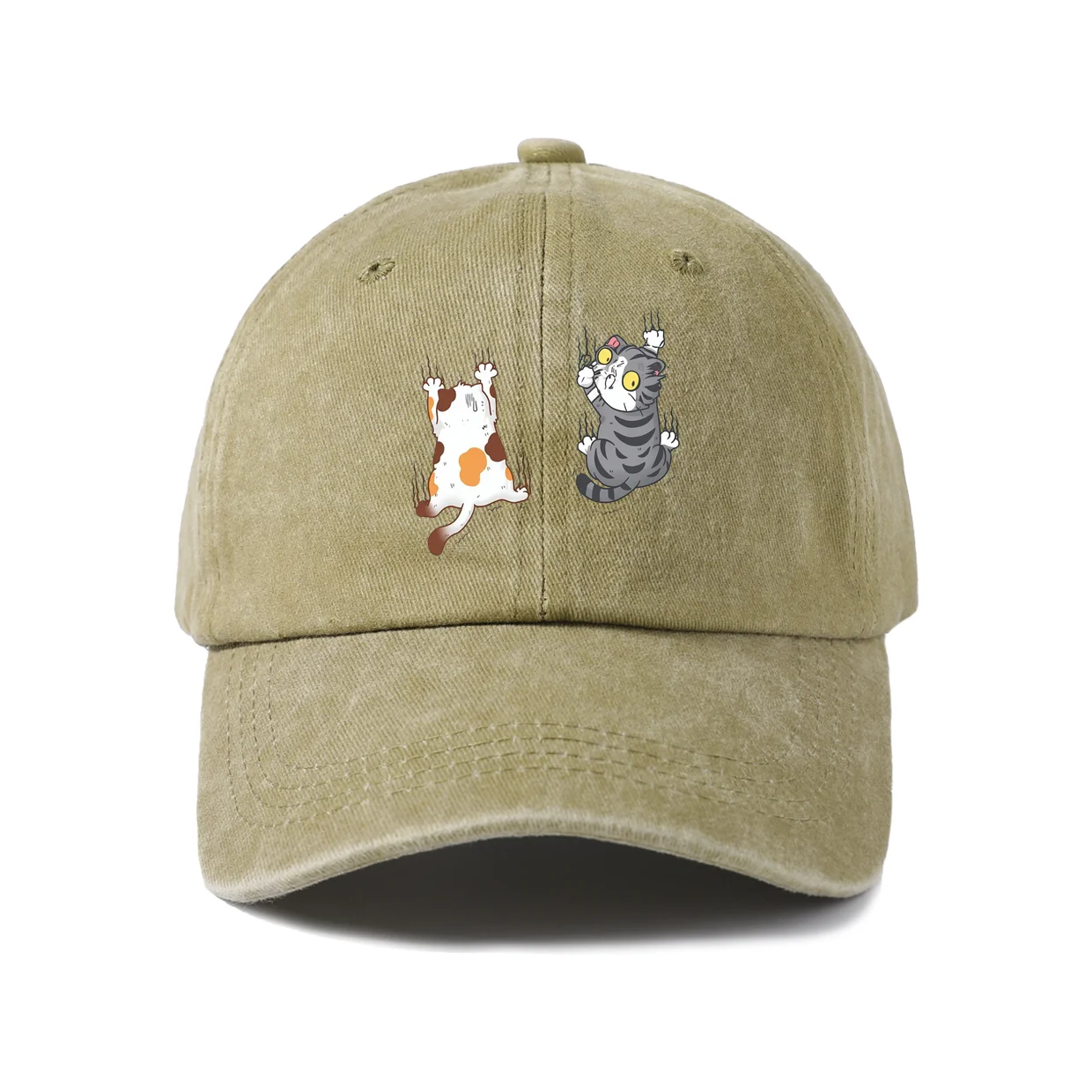 Vintage Quote Graphic Baseball Cap, Vintage Washed Adjustable Unisex Dad Hat, Streetwear Gift