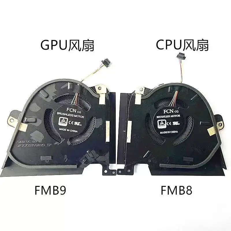Novo gamer portátil cpu gpu ventilador de refrigeração cooler para asus rog gx550 zephyrus duo 15 gx550lws gx550lxs gx551