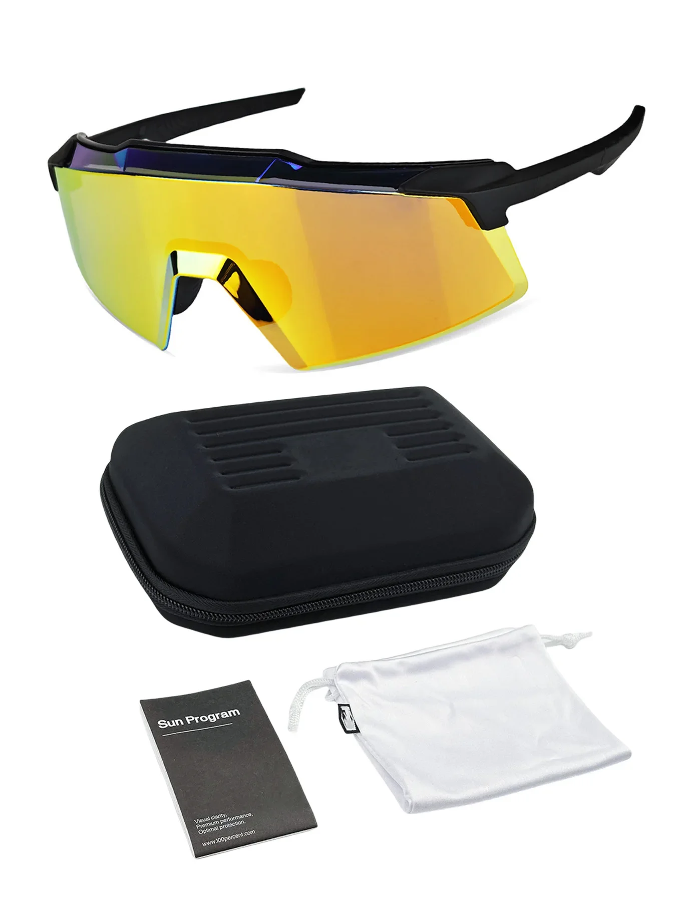 

Stylish Unisex Sunglasses Set – Sports Bike Glasses for Cycling, Hiking, Golf, UV400 Protection, Baseball