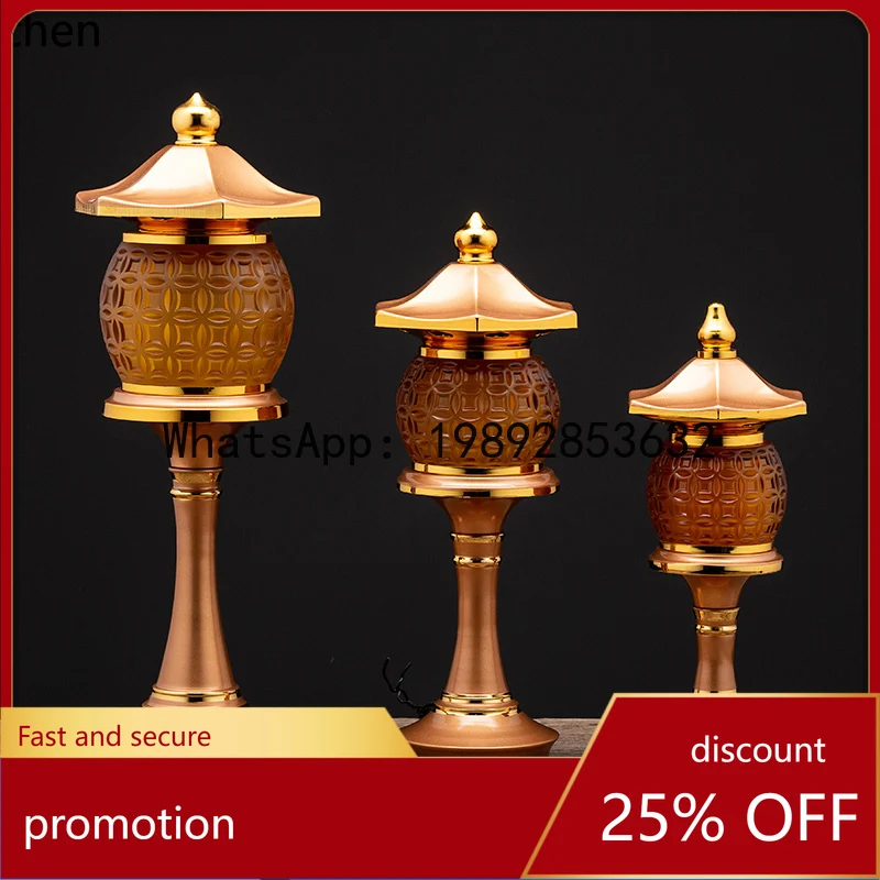 

HT Buddha front ornament candle God of Wealth ornament decorative ornaments