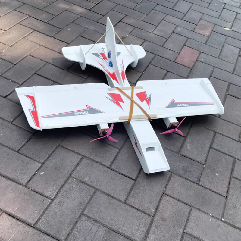 

New Remote-Controlled Diy Airplane Model Mountain Crow Multi-Purpose Dual Engine Model Stunt Airplane Fixed Wing Toy Model