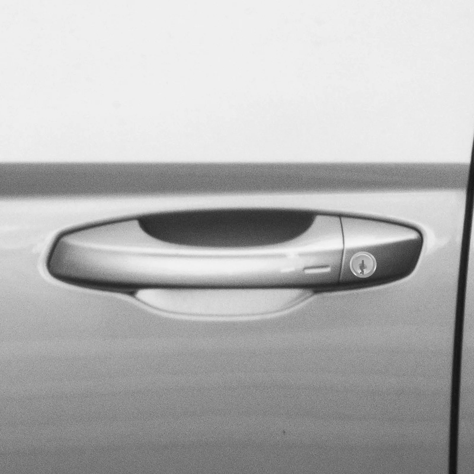 

4Pcs Car Door Keyhole Cover Decals Anticlogging Stylish Durable Waterproof Easy to Apply Remove for Vehicle Protection