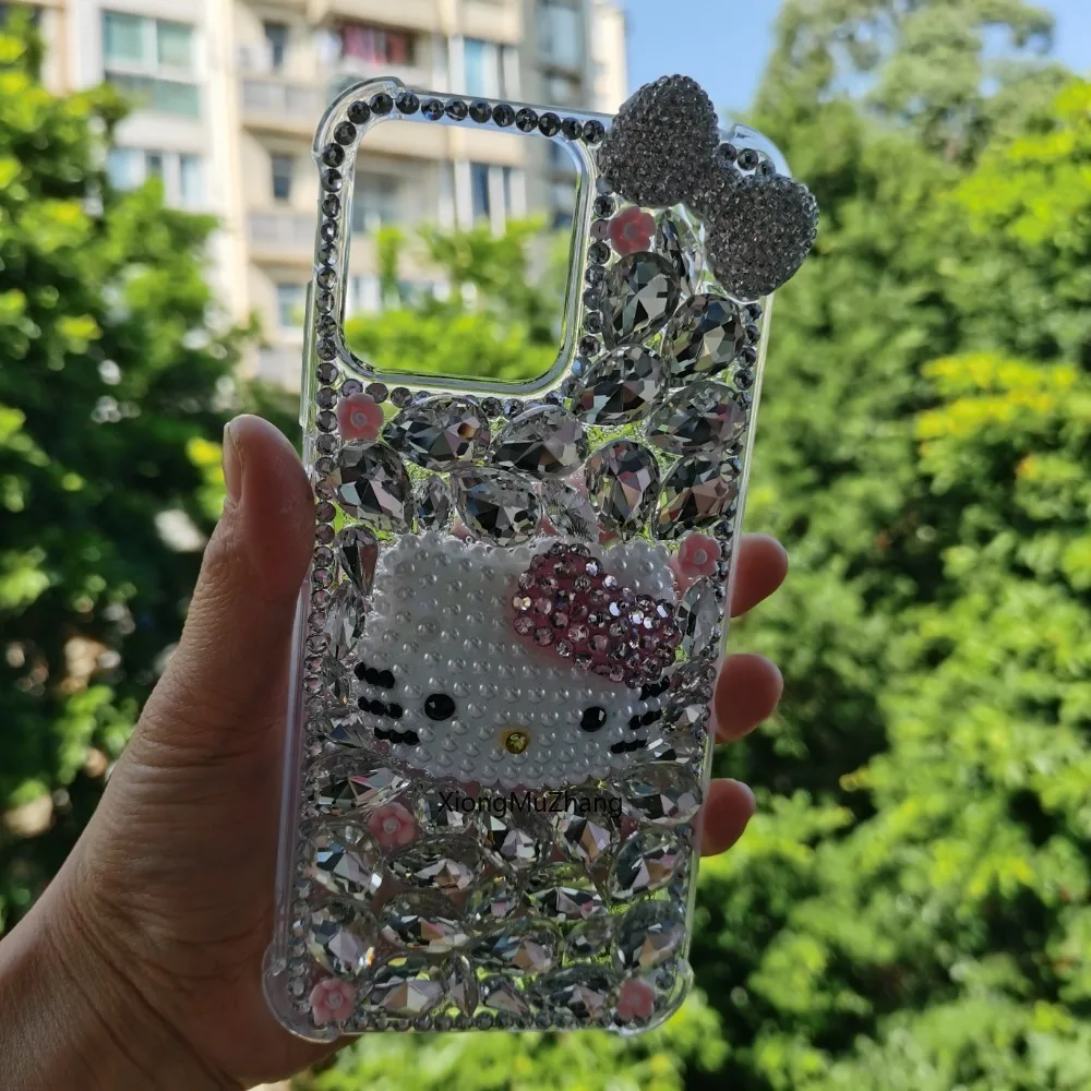 Hello Kitty Strass-Hülle für ZTE Blade V50 Vita V50 Design V60 V70 V80 Design Axon 50 Lite 60 70 Z80 Z50Ultra A73 A54 A34 A35 – Detail 9