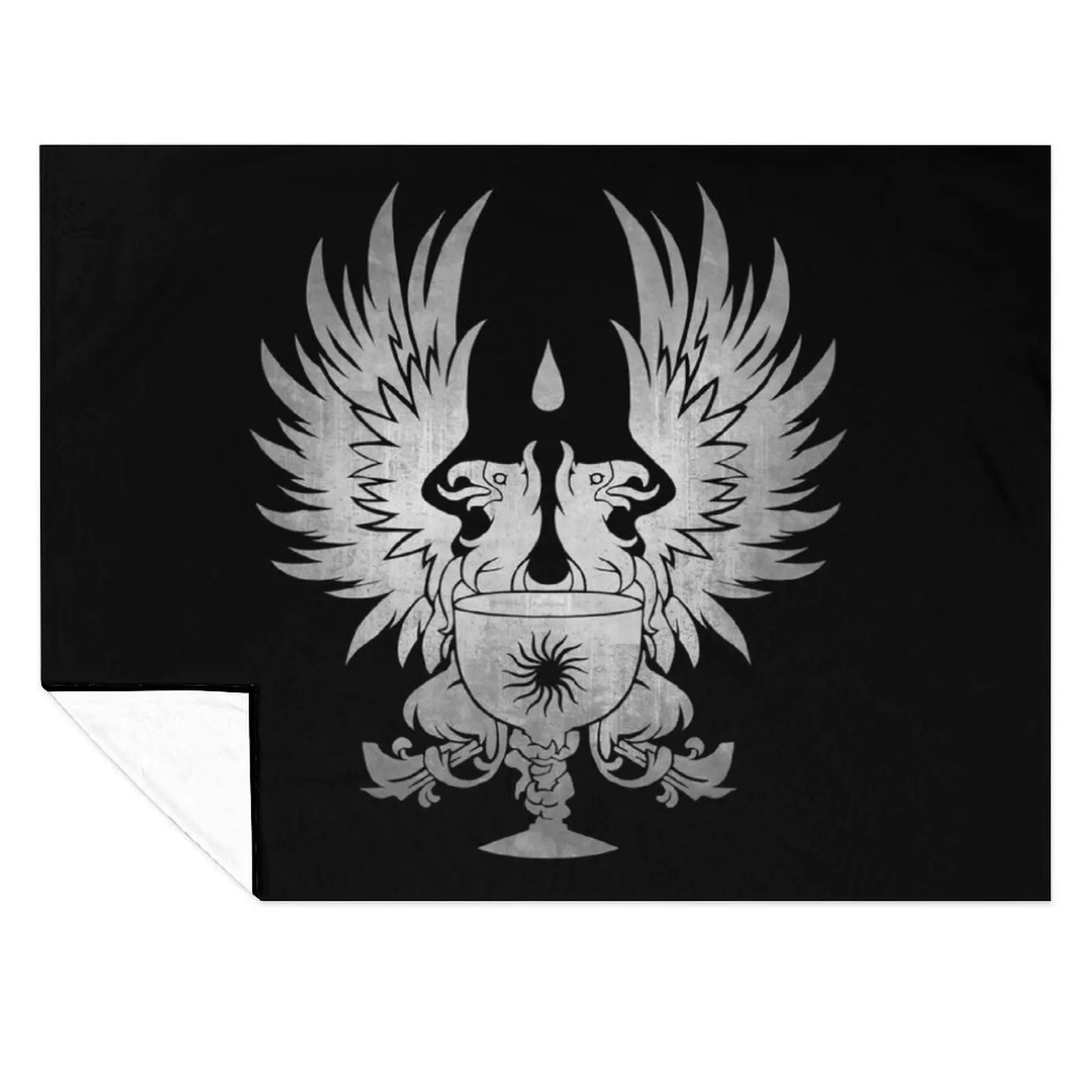 

Dragon Age: Grey Warden Silver Throw Blanket blankets ands Softest Designers for winter Blankets