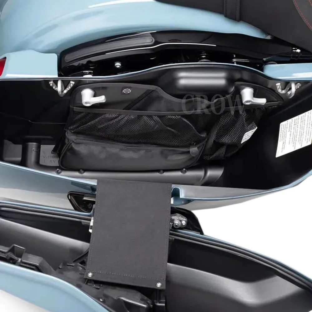 For Harley TOURING CVO 121 Road Glide FLTRXSE / Street Glide FLHXSE 2023 2024 Black Side Saddlebag Wall Organizer Inner Bags NEW