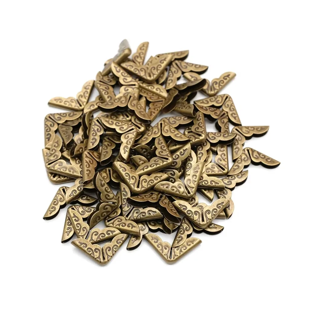 دفتر الملاحظات المعدني للحماية من الحواف البرونزية والزخرفة المطاطية المرنة TN لملحقات مذكرات الحماية