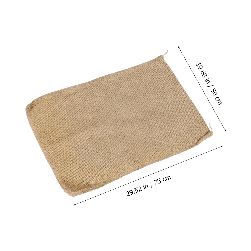 5 قطعة أكياس الرمل الثقيلة للتحكم في الفيضانات بدون رمل لتخزين المواد الغذائية أكياس الخضروات أكياس الخيش أكياس التخزين المنسوجة #3