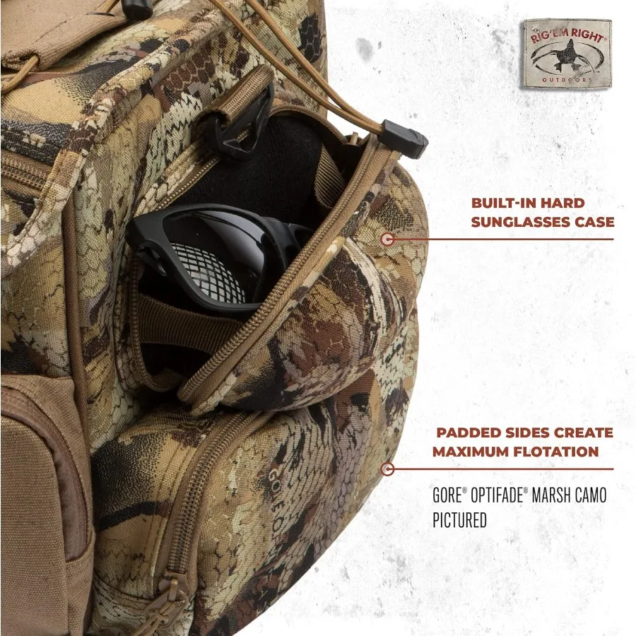 الطيور المائية قذيفة صدمة XLT بطة الصيد حقيبة أعمى مع مقصورات الذخيرة مصبوب النظارات الشمسية حامل مشروبات والمزيد غور الخيار #6