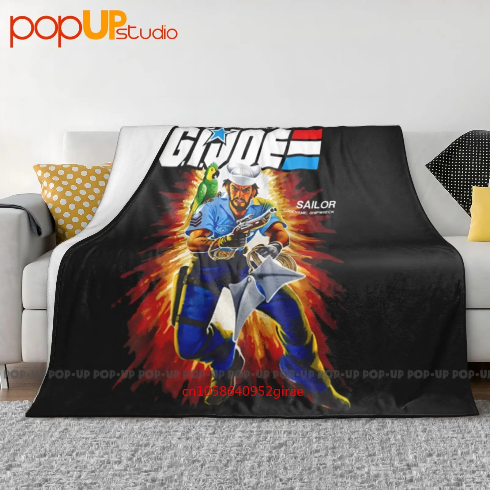 Box Art Shipwreck Gi Joe Ultra-Soft Blanket Quilt Winter Sofa Cover Bed Covers