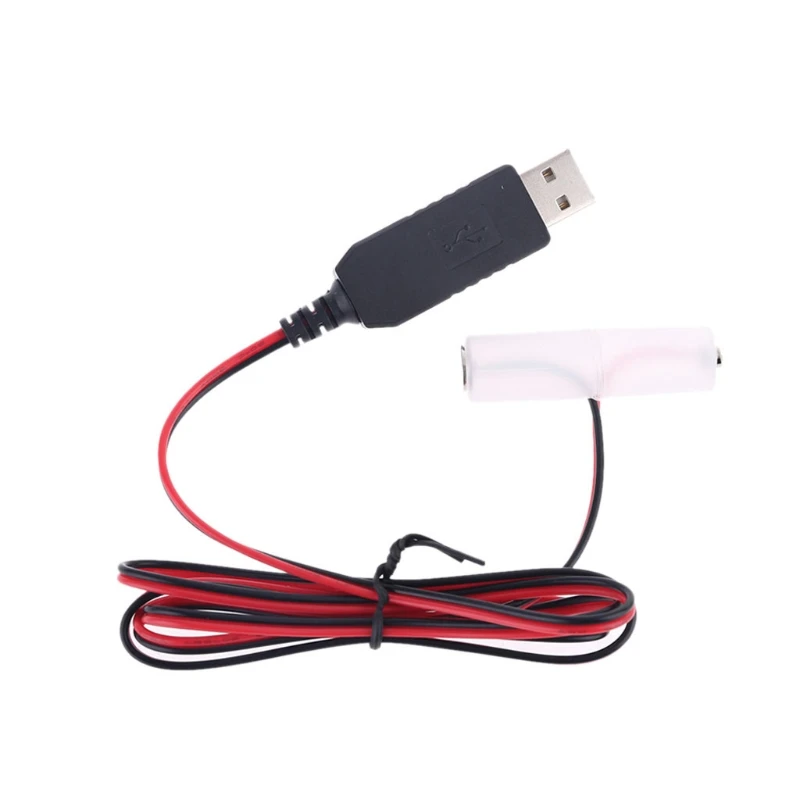LR6 AA Batterie Eliminator USB Netzteil Kabel Ersetzen 1-4 stücke 1,5 V AA Batterie