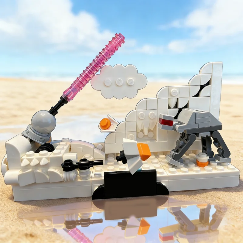 

Набор строительных блоков MOC «Звездная битва: постамент Хота», 176 деталей, конструктор, рождественский подарок, развивающая игрушка для творчества и обучения