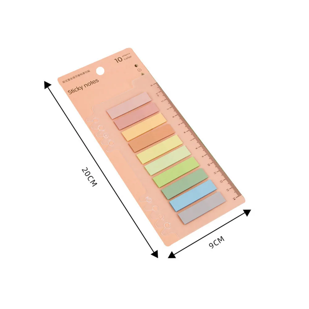 Morandi Colors Sticky Note Tabs for Book Annotation, File Classification Index Stickers, for School and Office Supplies