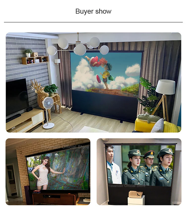 شاشة عرض قابلة للسحب 100 بوصة، - مراجعة Projector Screen 100 Inch وسعره