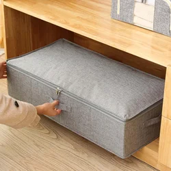 Multi-functional Foldable Storage Bags Under Bed Storage Containers with Durable Handles Two-Way Zippers Closet Organizers