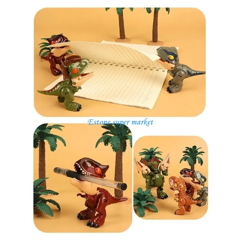 090B Dinosaur Figures Toy Robot Children Birthday Transforming Robot Action Figure Dinosaur Robot Toy Dinosaur