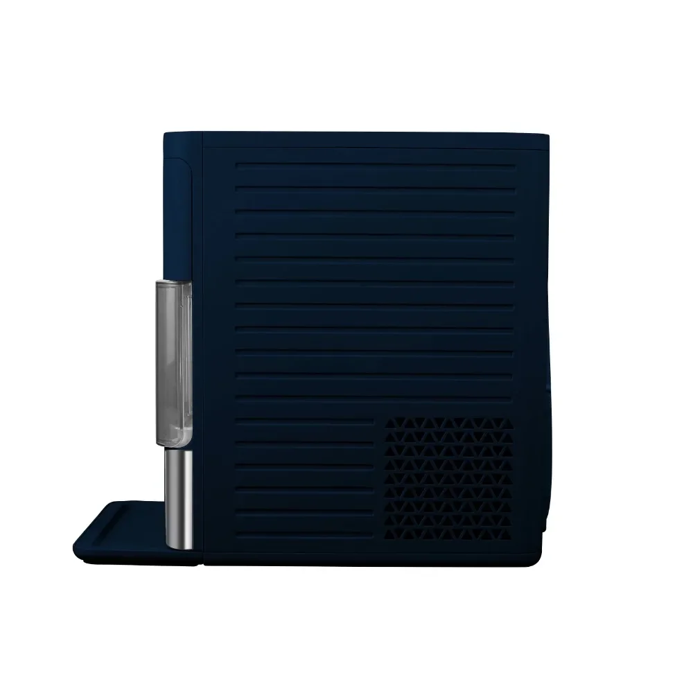 44 lbs\Day Capacity Capacity, Stainless steel accent Ice maker (Navy)
