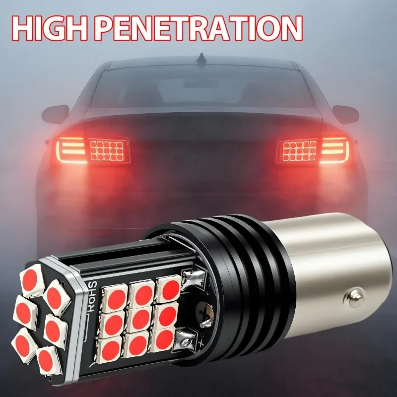 P21w Led 1156 Bau15s Bulb 3030SMD Canbus 1157 Led Bay15d P21/5w Car Turn Signal Lamp Brake Tail Backup Red Brake Lights
