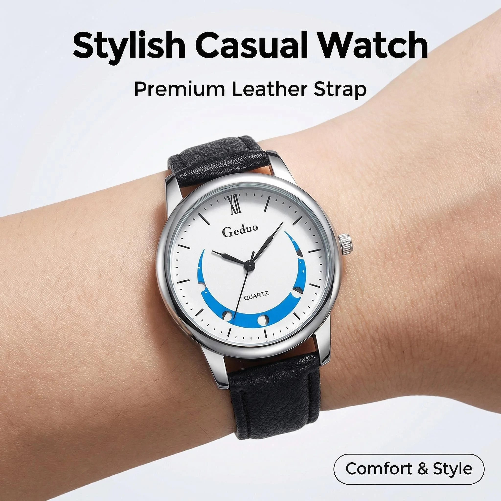 2026 New Arrival Women's Quartz Watch Luxury Casual Leather Strap Top Quality Fashion Accessory for Ladies