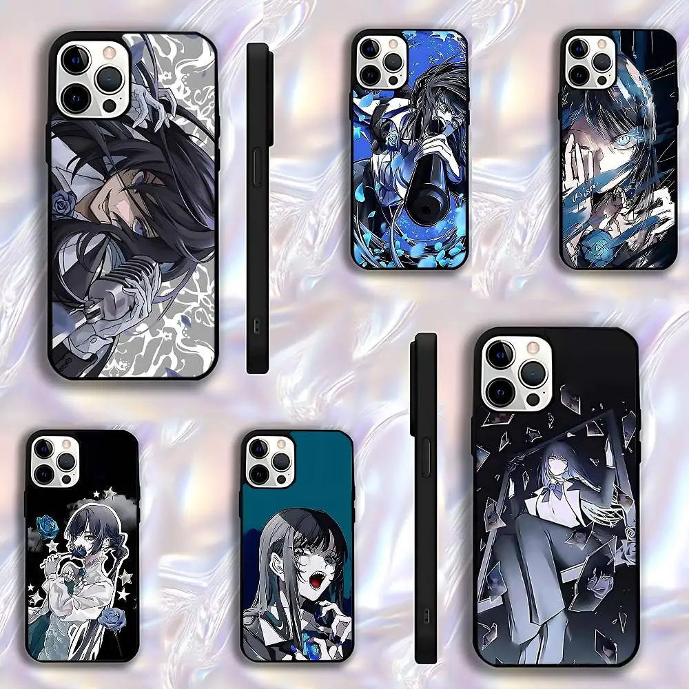 

Japanese female singer Ado Phone Case For iPhone 17,16,15,14,13,12,11,Pro,Max,Plus,E,Air,Mini Protective Black Cover