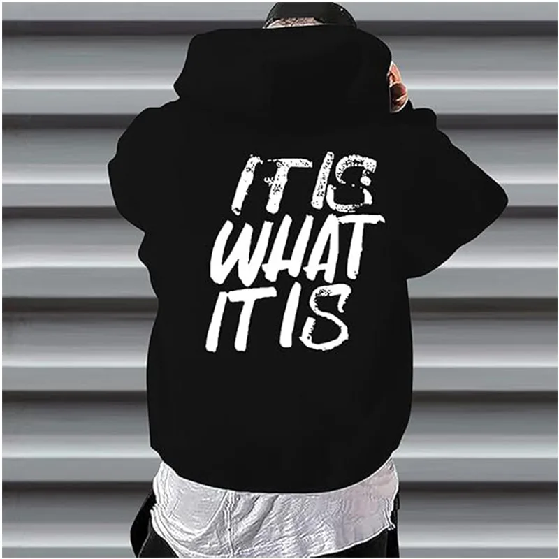 Funny Saying Of It Is What It Is For Funny People Pullover Hoodie