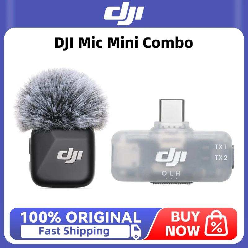 DJI Mic Mini Wireless Mic Combo for Phone & Camera