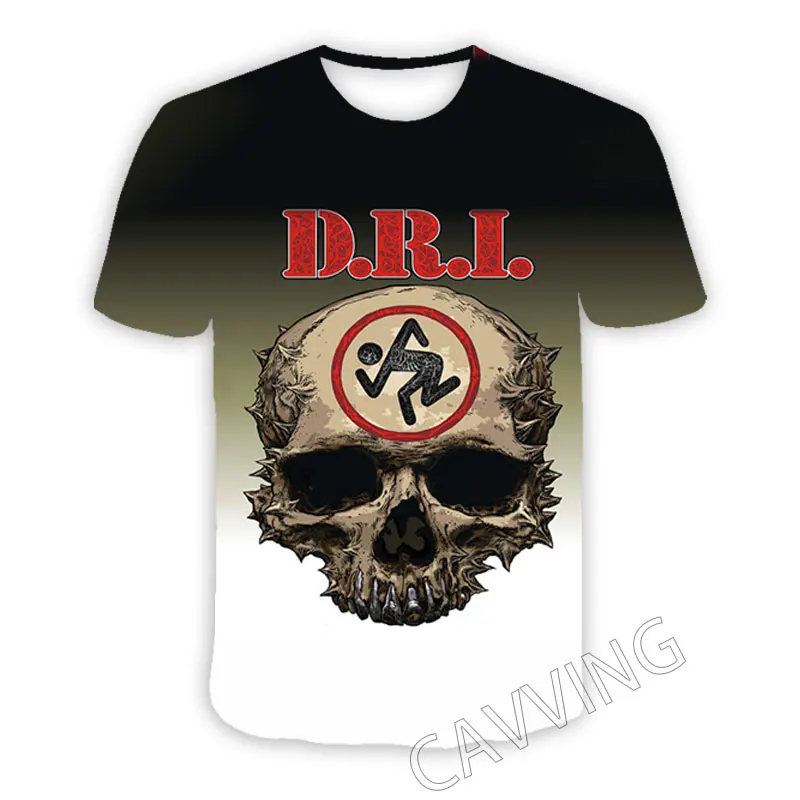 CAVVING 3D Printed Dirty Rotten Imbeciles D.R.I Casual T-shirts  Hip Hop Tee Shirts Harajuku Styles Tops Clothing for Men/women