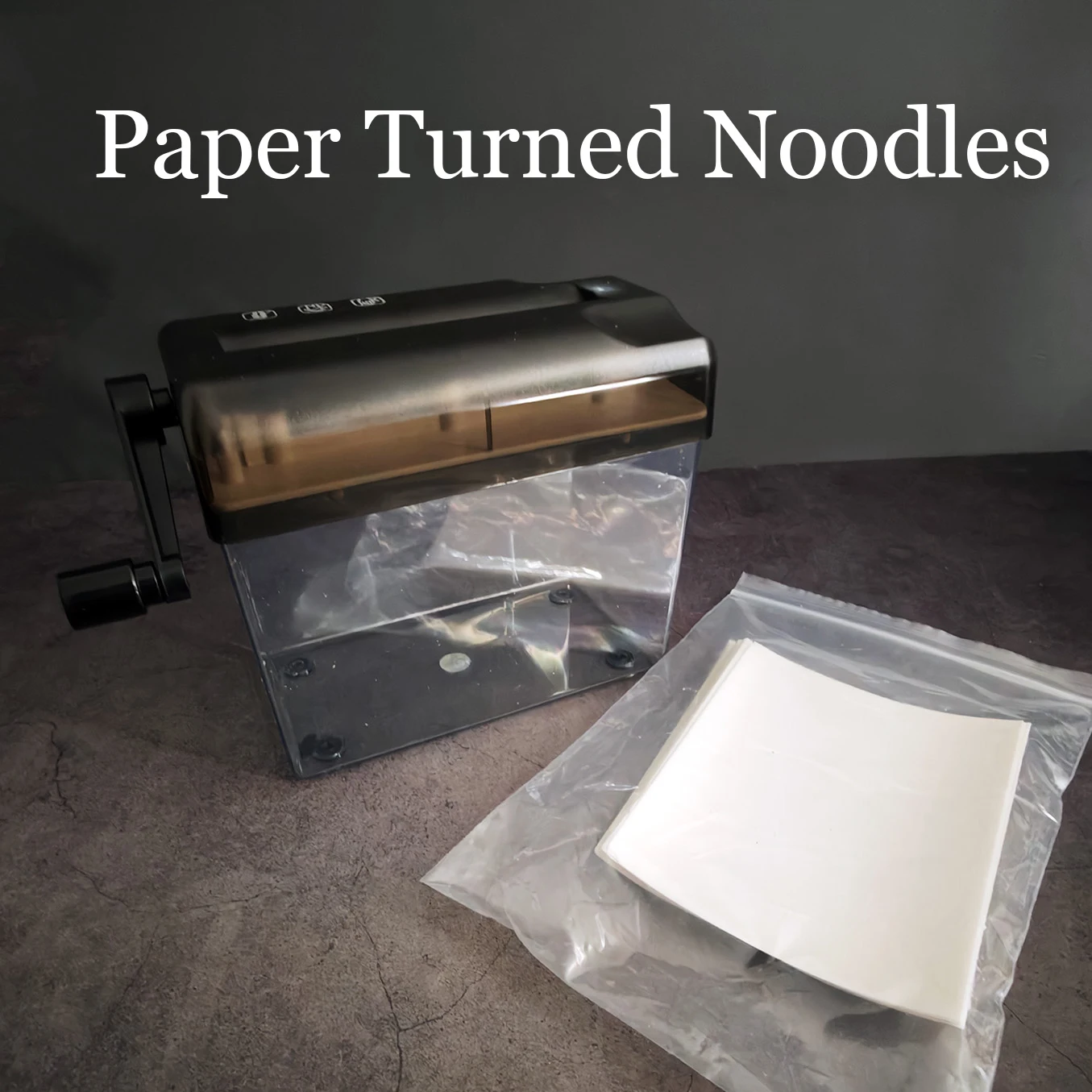 

Paper Turned Noodles Magic Tricks Paper Stripes Changes to Real Noodles Appearing Funny Stage Illusions Gimmicks Mentalism Props